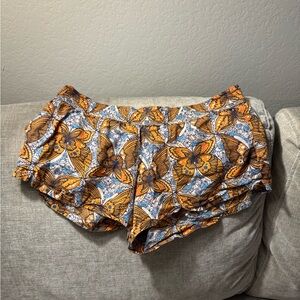 Victoria's Secret Orange and Blue Comfy Shorts